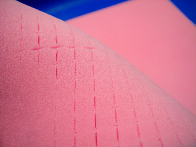 Pink Anti Static Pick And Pull Grid Foam Foam Factory Inc